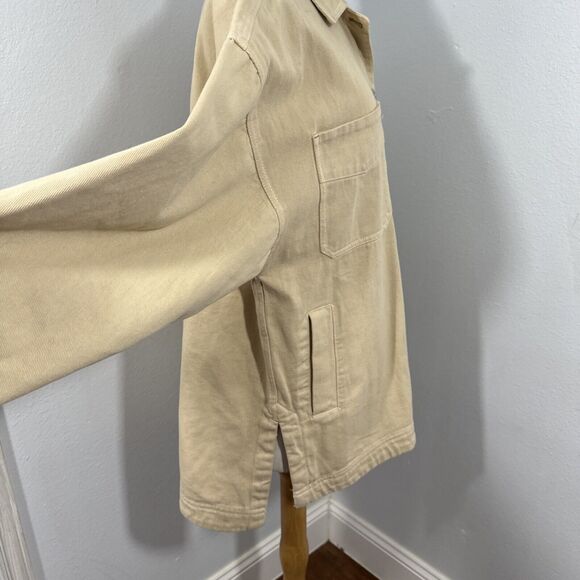 Free People We The Free Denim Jacket Women Extra Small Madison City Oversize Y2K - Picture 5 of 15